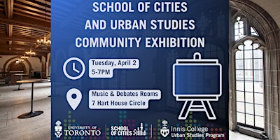 School of Cities and Urban Studies Community Exhibition primary image