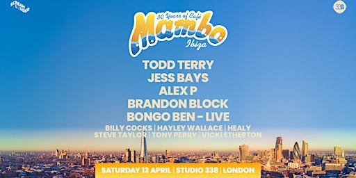 Cafe Mambo Ibiza Day & Night Mini-Fest London primary image