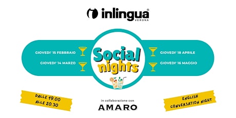 Social night in lingua inglese con inlingua Verona