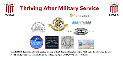 Imagem principal do evento "Thriving After Military Service" ALL Ranks Transition Seminar