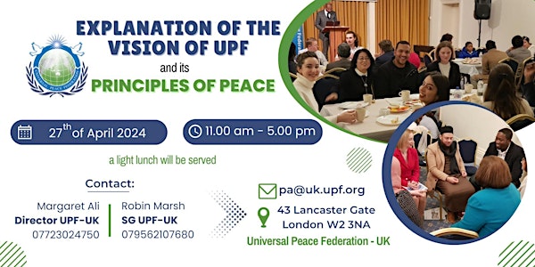 Universal Peace Federation's Principles of Peace