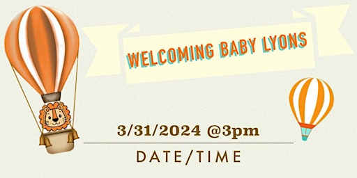 Imagem principal do evento Welcoming Baby Lyons