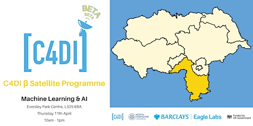 Imagem principal do evento C4DI Beta Satellite Sherburn-in-Elmet: Machine Learning & AI