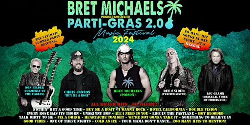 Hauptbild für Bret Michaels: Parti Gras - Camping or Tailgating