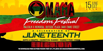 Imagen principal de Omaha Freedom Festival  JOE & CASE Hosted by JOSH JONES, Music by DJ Chain