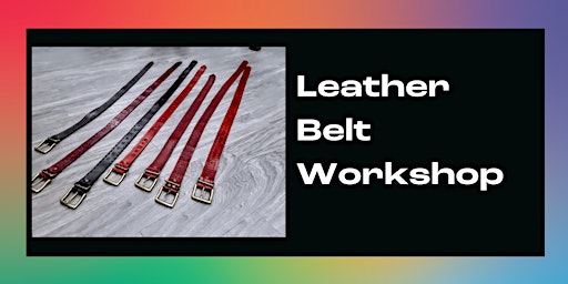 Image principale de Leather Belt Making Workshop