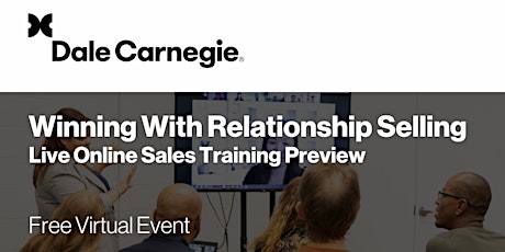 Imagen principal de Live Online Preview: Dale Carnegie Sales Training