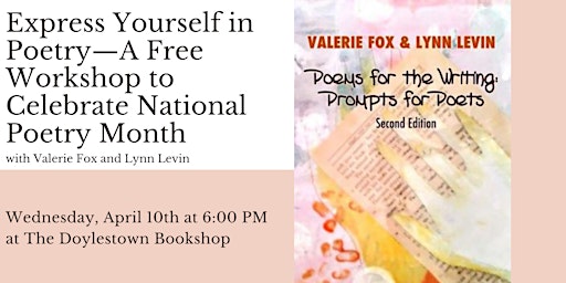Primaire afbeelding van Express Yourself in Poetry—A Free Workshop to Celebrate National Poetry Mon