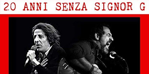 Hauptbild für 20 ANNI SENZA IL SIGNOR G, Recital dedicato a Giorgio Gaber