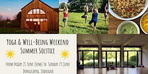 Imagem principal do evento Yoga & Well-Being Weekend I Summer Solstice ☀️ I Jodoigne I Elise Rousse