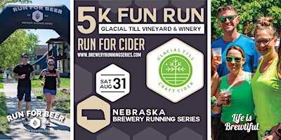 Imagen principal de 5k Cider Run x Glacial Till Vineyard | 2024 Nebraska Brewery Running Series