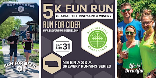 5k Cider Run x Glacial Till Vineyard | 2024 Nebraska Brewery Running Series