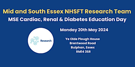 Hauptbild für Mid and South Essex NHS FT : Cardiac, Renal and Diabetes Education Day
