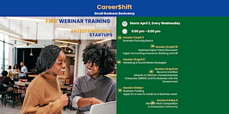 Career$hift Small Business Bootcamp