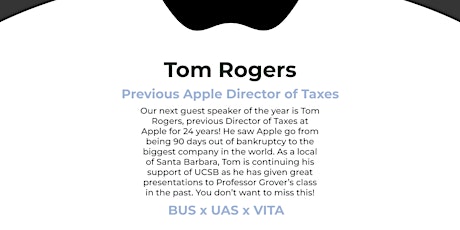 Image principale de Weekly Meeting for 2/20: Speaker Series - Tom Rogers (UAS)