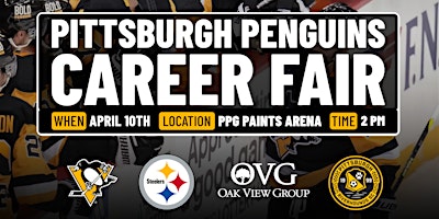 Primaire afbeelding van Pittsburgh Penguins Career Fair Presented by TeamWork Online