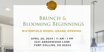 Primaire afbeelding van Brunch & Blooming Beginnings: Waterfield Model Grand Opening