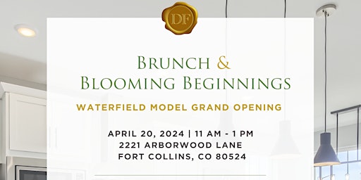 Primaire afbeelding van Brunch & Blooming Beginnings: Waterfield Model Grand Opening
