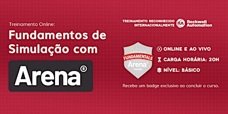 Treinamento Online: Fundamentos de Simulação com Arena - 08 a 12 de Abril