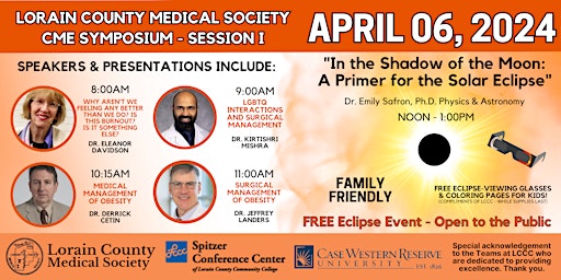 Lorain County Medical Society CME Symposium - Session I primary image
