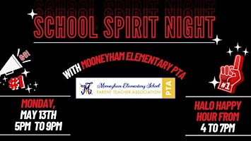 Imagem principal do evento School Spirit Night - Mooneyham Elementary PTA