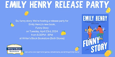 Emily Henry Release Party!