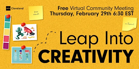 Image principale de Leap Into Creativity: AIGA Cleveland February Community Meeting