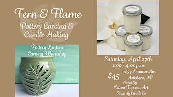 Pottery Lantern Workshop: Fern & Flame primary image