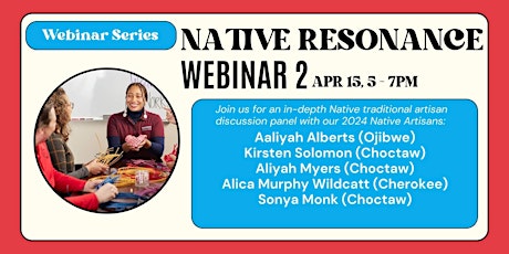 Native Resonance Webinar with NAIA and TSU's Art Department