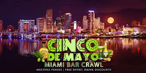 Imagem principal de Cinco De Mayo Miami Bar Crawl