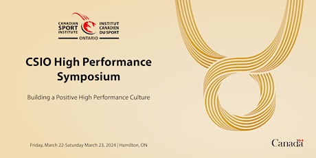 High Performance Symposium: Building a Positive High Performance Culture primary image