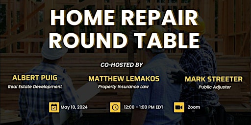 Home Repair Roundtable primary image