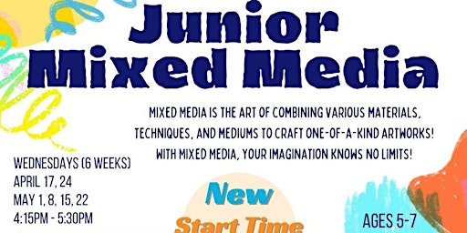 After School Art: Junior Mixed Media primary image