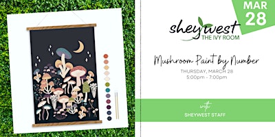 Mushroom Paint by Number primary image