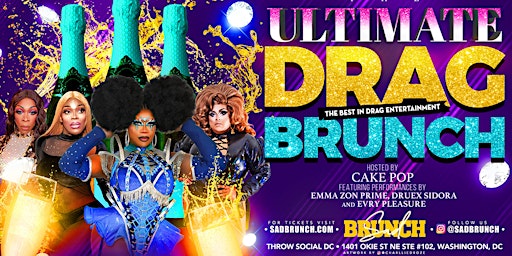Imagem principal do evento The Ultimate Drag Brunch w/ Cake Pop! (Washington, DC)