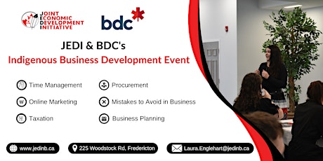 JEDI and BDC's Indigenous Business Development Event primary image