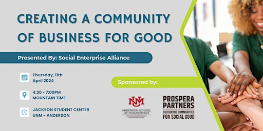 Immagine principale di Creating a Community of Business for Good 