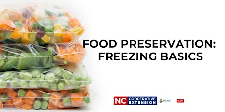 Webinar:  Basics of Freezing Foods