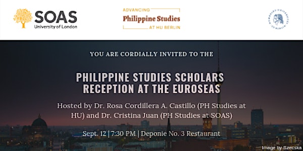 Philippine Studies Scholars Reception