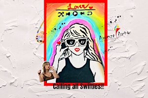 Kids Canvas painting Taylor Swift - Calling all Swifties primary image