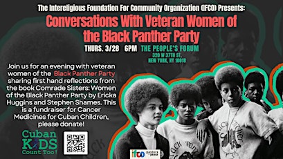 COMRADE SISTERS CONVERSATIONS WITH VETERAN WOMEN OF THE BLACK PANTHER PARTY