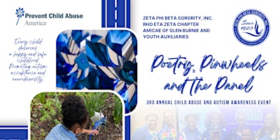 Primaire afbeelding van Poetry, Pinwheels,  & the Panel: The Intersection of Child Abuse and Autism