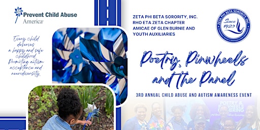 Poetry, Pinwheels,  & the Panel: The Intersection of Child Abuse and Autism primary image
