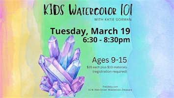Imagem principal do evento Kids Watercolor 101