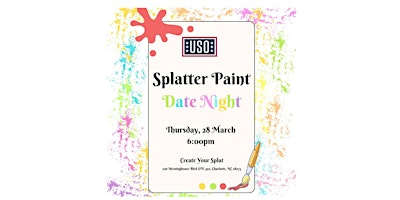 Imagem principal de USO Date Night Splatter Paint Night (Piedmont)