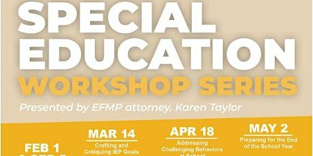 Special Education Workshop Series: Intro to Special Education