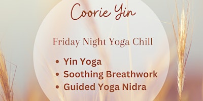 Imagem principal do evento Coorie Yin - Friday Night Yoga Chill