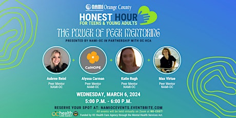 Imagem principal do evento Honest Hour Power of Peer Mentoring