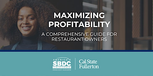Imagem principal do evento Maximizing Profitability: A Comprehensive Guide for Restaurant Owners