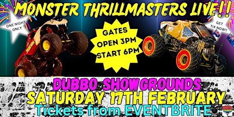 Monster Thrillmasters Live! Dubbo Showgrounds primary image